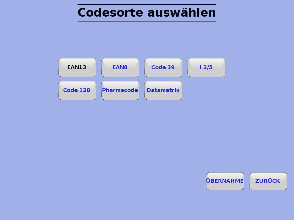 Codesorte whlen